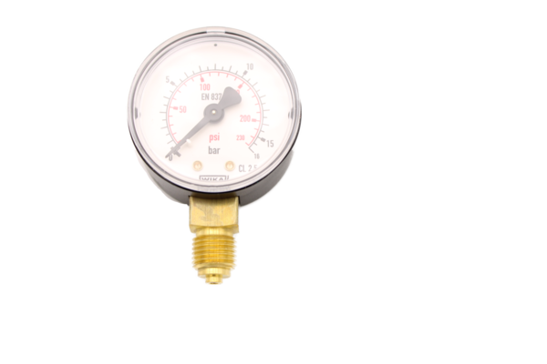 WiKA Manometer senkrecht, 50mm, 0 bis 16 bar, G 1/4"