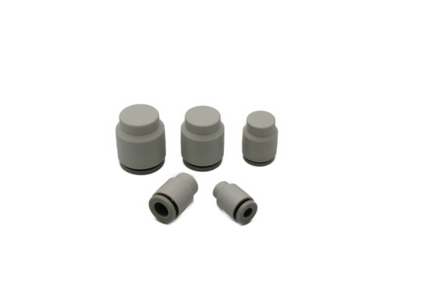 Pneumatik Steckkappen zum Verschließen von Schlauchleitungen, Standard 4mm